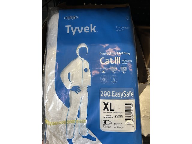 Partij diversen w.o. veiligheidskleding, o.a. tyvek - afbeelding 4 van  7