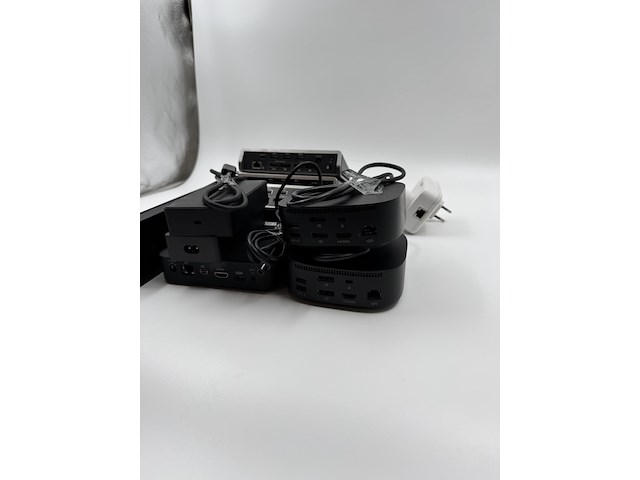 Partij dockingstations, mini pc & netwerk accessoires, o.a. targus, hp, microsoft, minix, zwart/grijs, 2018-2021 - afbeelding 5 van  8