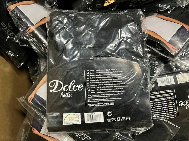 Partij dolce bella dames t-shirts slim fit (645x) - afbeelding 5 van  9