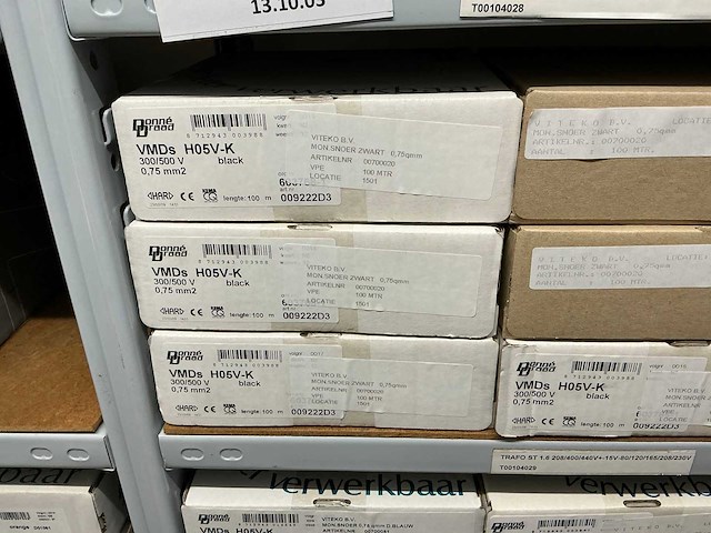 Partij donne divers installatiedraad (25x) - afbeelding 2 van  6