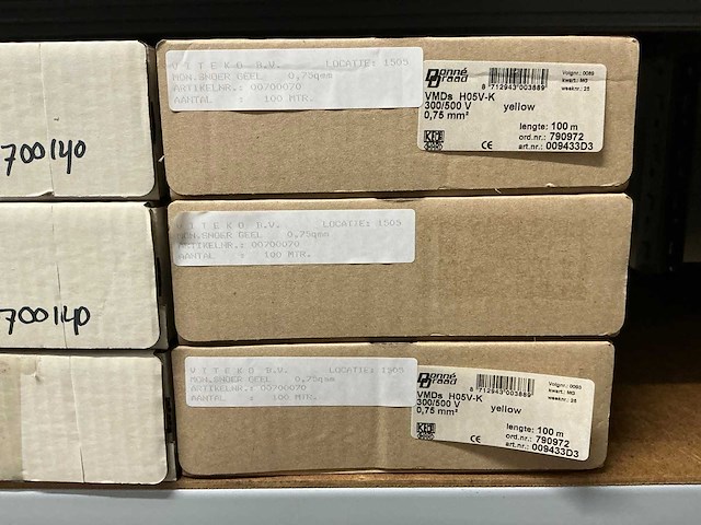 Partij donne divers installatiedraad (25x) - afbeelding 3 van  6