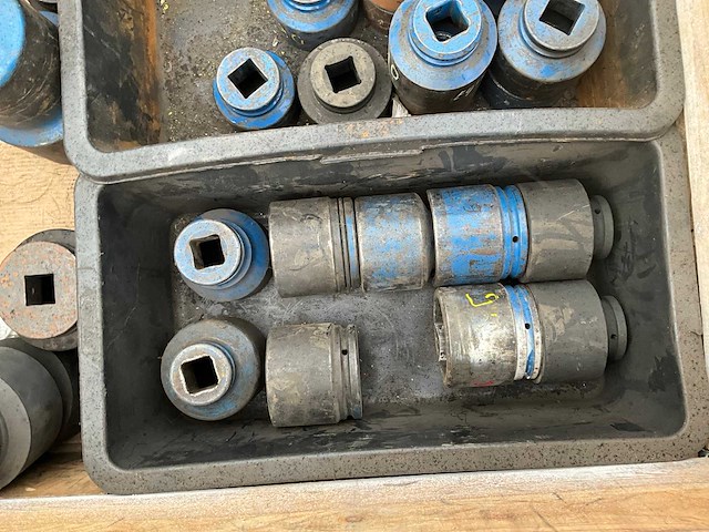 Partij doppen & ring / steek sleutels div. steek - afbeelding 5 van  18