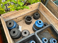 Partij doppen & ring / steek sleutels div. steek - afbeelding 6 van  18