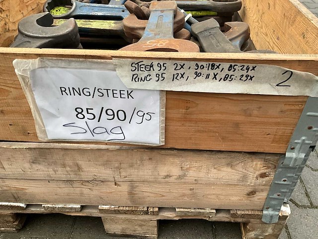 Partij doppen & ring / steek sleutels div. steek - afbeelding 9 van  18