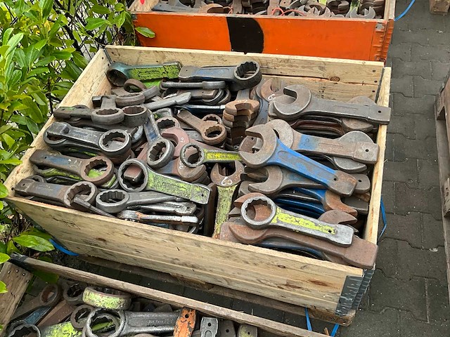 Partij doppen & ring / steek sleutels div. steek - afbeelding 13 van  18