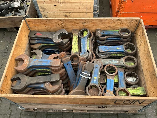 Partij doppen & ring / steek sleutels div. steek - afbeelding 18 van  18