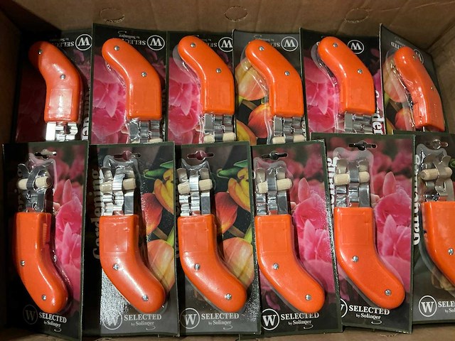 Partij dornlos rozen-ontdoorner 80es roestvrij rood 20cm (54x) - afbeelding 1 van  3