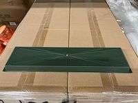 Partij double brick tray 50x12x3cm green (280x) - afbeelding 1 van  6
