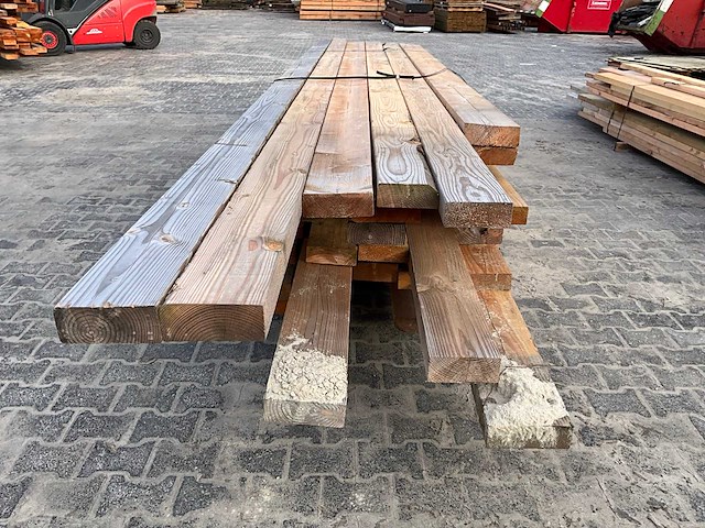 Partij douglas balken 7x20 cm - afbeelding 4 van  5