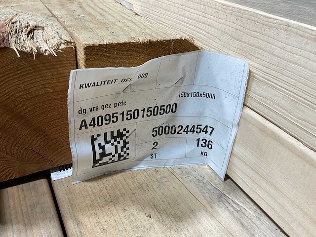 Partij douglas en vurenhout 500-750 cm - afbeelding 5 van  12