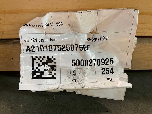 Partij douglas en vurenhout 500-750 cm - afbeelding 4 van  4