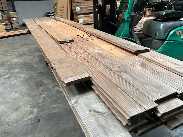 Partij douglas planken - 180-500x18x2,8 cm - afbeelding 6 van  13