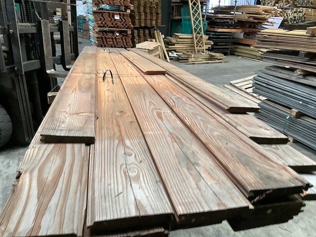 Partij douglas planken - 180-500x18x2,8 cm - afbeelding 2 van  13