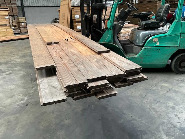 Partij douglas planken - 180-500x18x2,8 cm - afbeelding 1 van  13