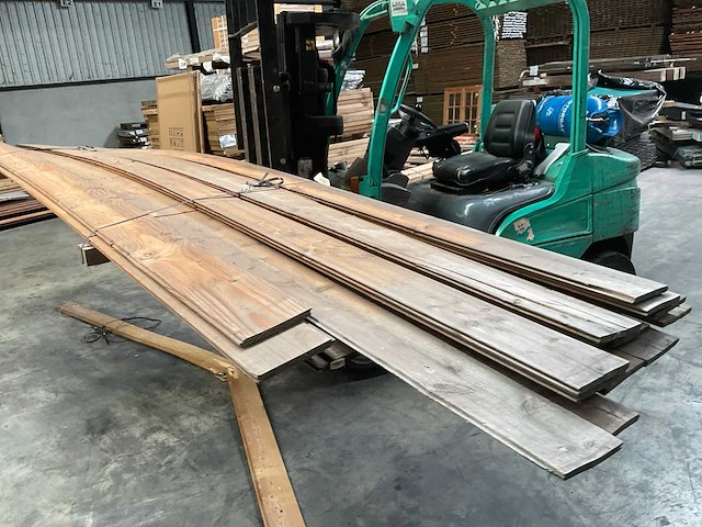 Partij douglas planken - 300-500x18x1,8 cm - afbeelding 1 van  12