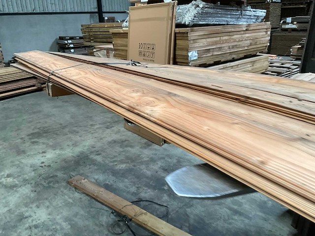 Partij douglas planken - 300-500x18x1,8 cm - afbeelding 7 van  12