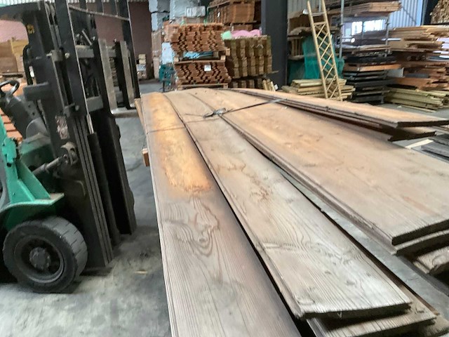 Partij douglas planken - 300-500x18x1,8 cm - afbeelding 11 van  12