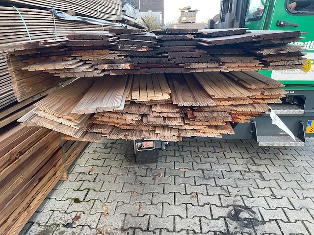 Partij douglas planken 5000x175x18mm - afbeelding 3 van  3