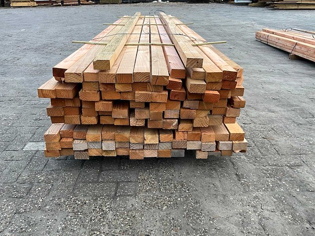 Partij douglas regels 5x7x500 cm (ca. 100x) - afbeelding 3 van  3