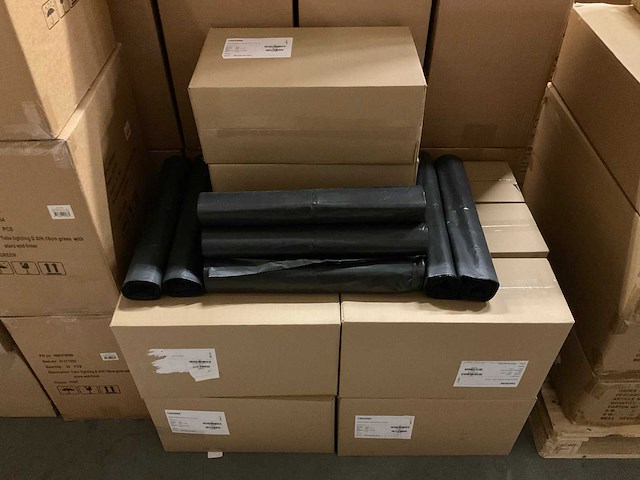 Partij dpe afvalzakken rol 46/22 x 107cm t 42 zwart (150x) - afbeelding 3 van  4