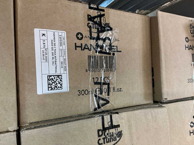 Partij dr c.tuna hand gel 300ml (163x) - afbeelding 4 van  4