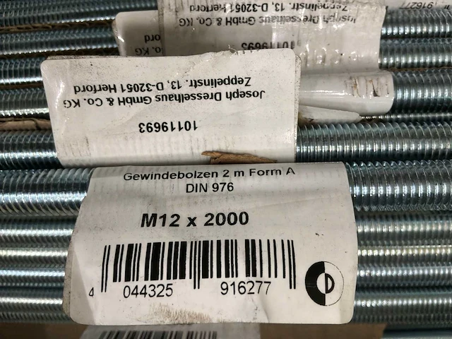 Partij draadeind m12 (c) - afbeelding 4 van  4