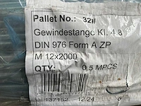 Partij draadeind m12 (c) - afbeelding 3 van  3