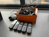 Partij draadloze dect-telefoon (5x) - afbeelding 1 van  5