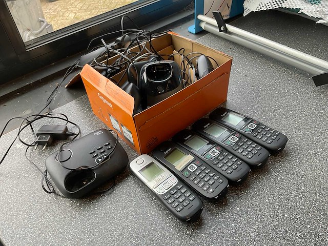 Partij draadloze dect-telefoon (5x) - afbeelding 2 van  5