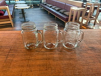 Partij drinkglazen "jar" - afbeelding 1 van  2