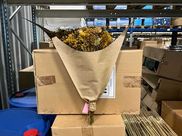 Partij droogboeketten (21x) - afbeelding 1 van  5