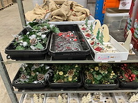 Partij droogboeketten en kerstdecoratie - afbeelding 1 van  3