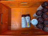 Partij dupli-color autocolor diverse metallic kleuren (85x)