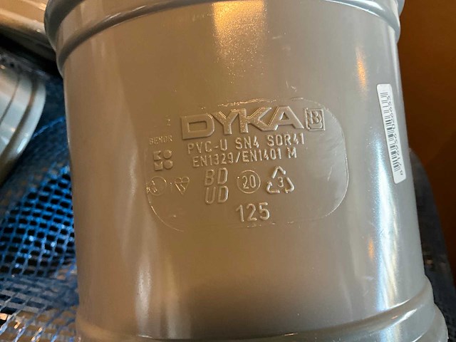 Partij dyka pvc koppelingen ø 125 mm - afbeelding 5 van  5