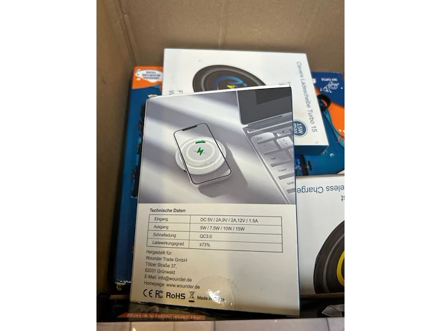 Partij e-commerce voorraad w.o. led spiegels, draadloze laders - afbeelding 4 van  9