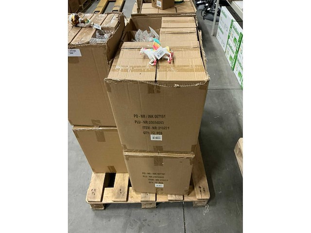 Partij eenhoorn ornamenten h12cm (141x) - afbeelding 3 van  4