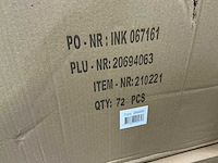 Partij eenhoorn ornamenten h12cm (144x) - afbeelding 4 van  4