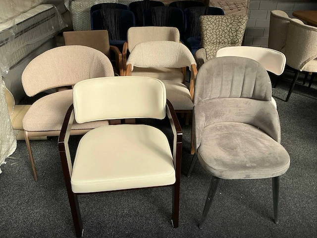 Partij eetkamerstoelen (8x) - afbeelding 2 van  5