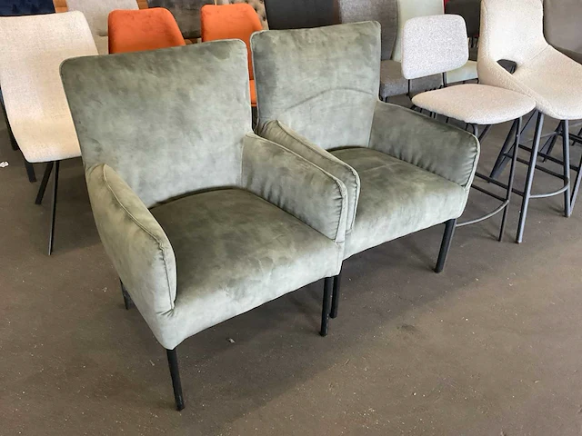 Partij eetkamerstoelen/barkrukken (43x) - afbeelding 5 van  35