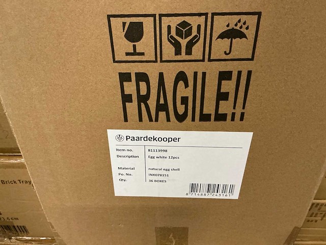 Partij egg white 12pcs per box (1920x) - afbeelding 3 van  4