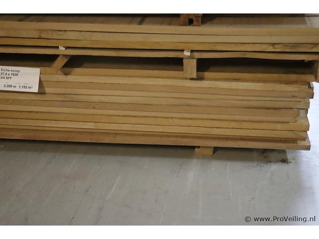 Partij eiken planken - afbeelding 1 van  7