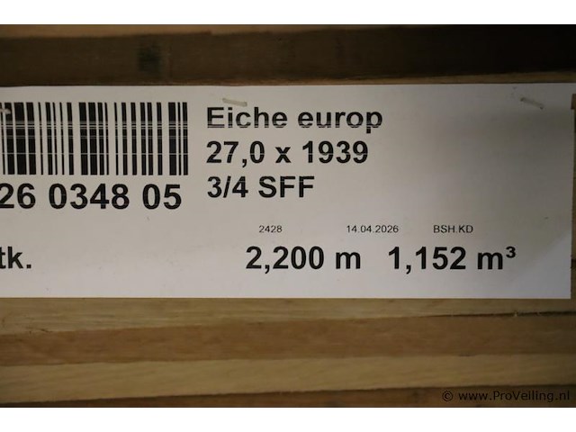 Partij eiken planken - afbeelding 7 van  7