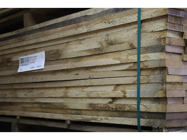 Partij eiken planken - afbeelding 3 van  4
