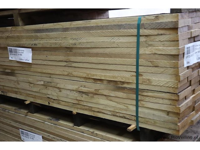 Partij eiken planken - afbeelding 3 van  4