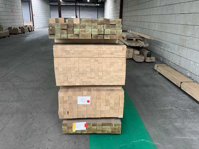 Partij eikenhouten balken en latten - afbeelding 3 van  8