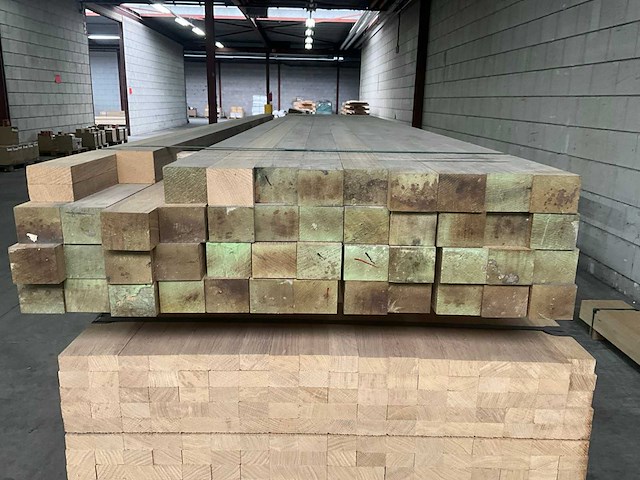 Partij eikenhouten balken en latten - afbeelding 4 van  8