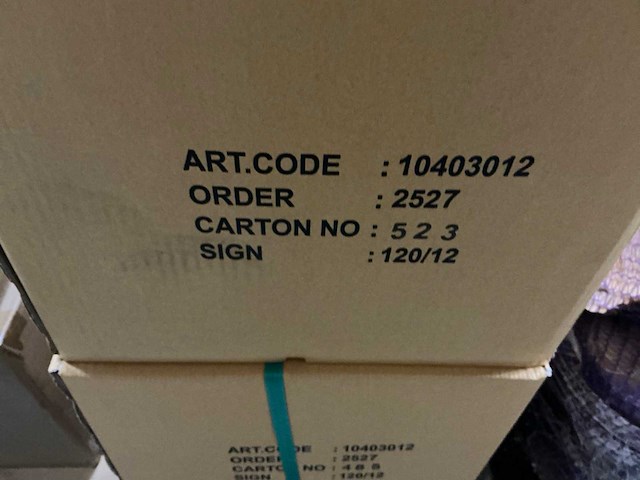 Partij elastieken 120/12mm bruin 1kg (94x) - afbeelding 2 van  2