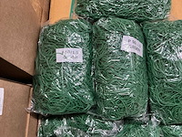 Partij elastieken p 50/1,5 groen 1kg (84x) - afbeelding 2 van  3