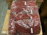 Partij elastieken rood 60/1,5mm 1kg per zak (60x) - afbeelding 1 van  4