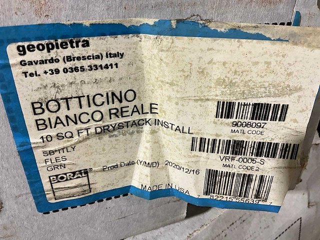 Partij eldorado botticino bianco reale stenen - afbeelding 6 van  8